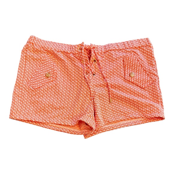 Melissa Odabash Sophia Mosaic Orange Beach Short NWT - Picture 1 of 5